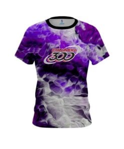 Columbia 300 Purple Marble Onyx CoolWick Bowling Jersey