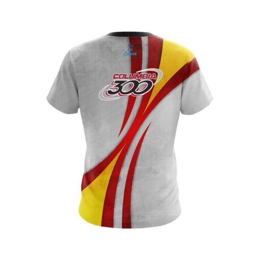 Columbia 300 Spike Red CoolWick Bowling Jersey - Image 2
