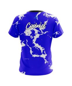 Alternative view of CoolWick Blue Shock CoolWick Bowling Jersey