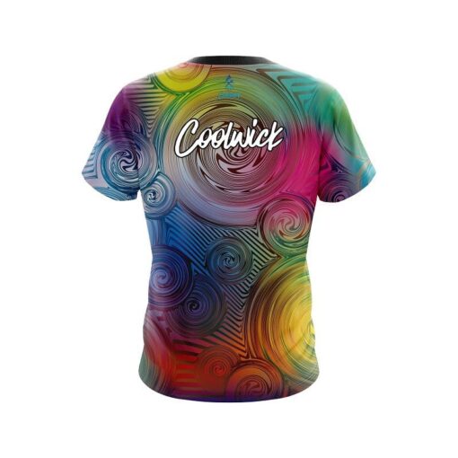 CoolWick Blurry Vortex CoolWick Bowling Jersey - Image 2