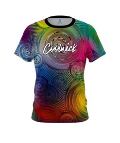 CoolWick Blurry Vortex CoolWick Bowling Jersey