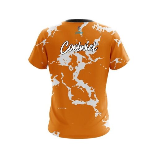 CoolWick Orange Shock CoolWick Bowling Jersey - Image 2