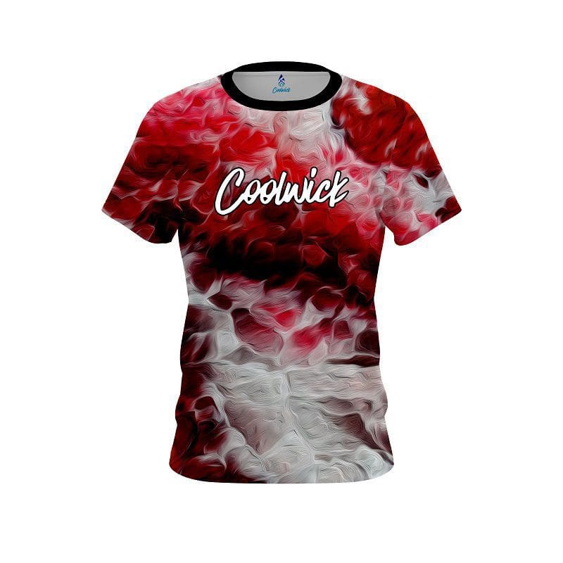 CoolWick Red Marble Onyx CoolWick Bowling Jersey