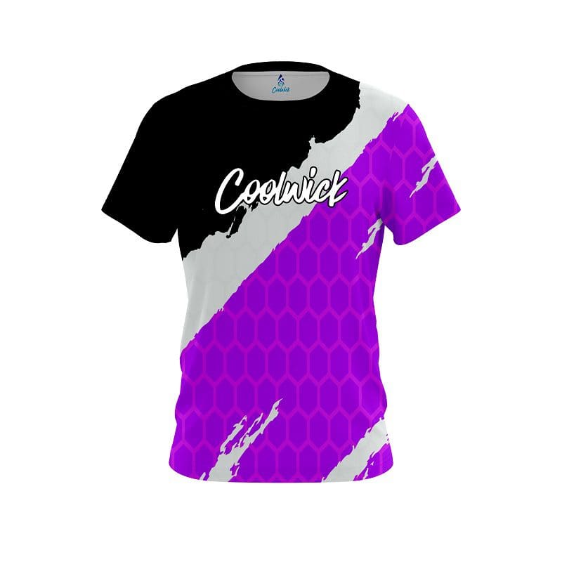 CoolWick Split Power Purple CoolWick Bowling Jersey