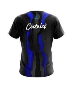 Alternative view of CoolWick Sport Technology Blue CoolWick Bowling Jersey