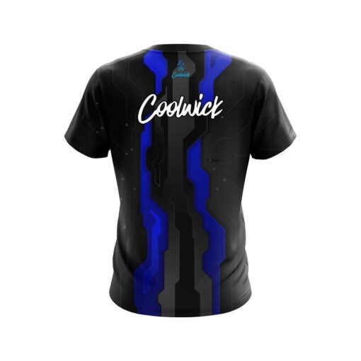 CoolWick Sport Technology Blue CoolWick Bowling Jersey - Image 2