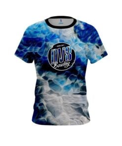DV8 Blue Marble Onyx CoolWick Bowling Jersey