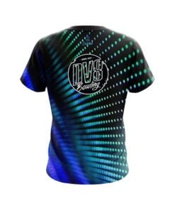Alternative view of DV8 Electronic Wave Aqua CoolWick Bowling Jersey