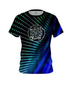DV8 Electronic Wave Aqua CoolWick Bowling Jersey