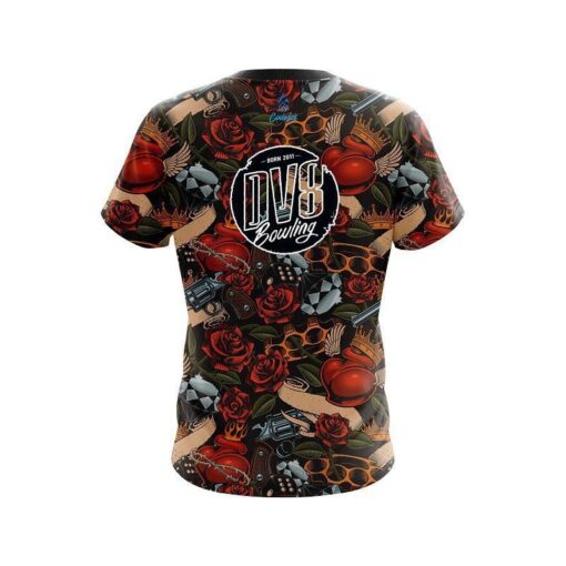 DV8 Love Kills  CoolWick Bowling Jersey - Image 2