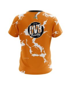 Alternative view of DV8 Orange Shock CoolWick Bowling Jersey