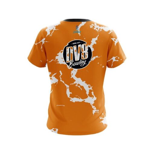 DV8 Orange Shock CoolWick Bowling Jersey - Image 2