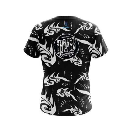 DV8 Piranha Escape CoolWick Bowling Jersey - Image 2