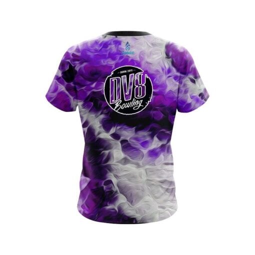 DV8 Purple Marble Onyx CoolWick Bowling Jersey - Image 2