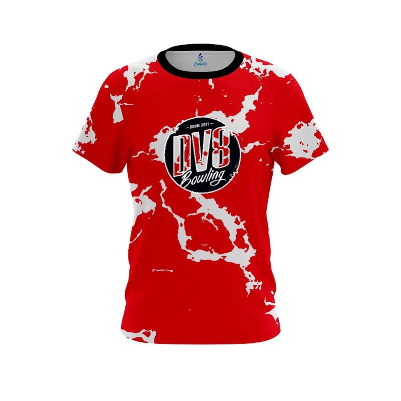 DV8 Red Shock CoolWick Bowling Jersey