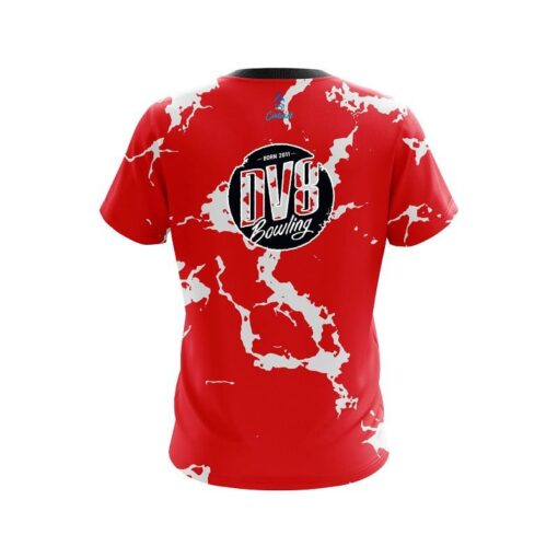 DV8 Red Shock CoolWick Bowling Jersey - Image 2