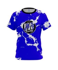 DV8 Blue Shock CoolWick Bowling Jersey