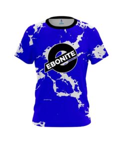 Ebonite Blue Shock CoolWick Bowling Jersey