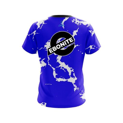 Ebonite Blue Shock CoolWick Bowling Jersey - Image 2