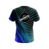 Ebonite Electronic Wave Aqua CoolWick Bowling Jersey - Image 2