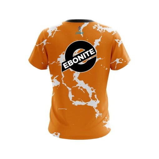 Ebonite Orange Shock CoolWick Bowling Jersey - Image 2