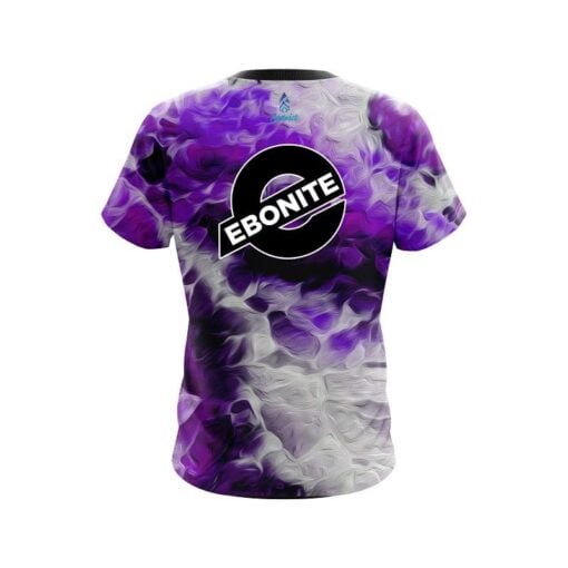 Ebonite Purple Marble Onyx CoolWick Bowling Jersey - Image 2
