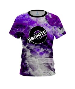 Ebonite Purple Marble Onyx CoolWick Bowling Jersey