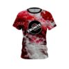 Ebonite Red Marble Onyx CoolWick Bowling Jersey
