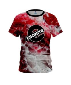 Ebonite Red Marble Onyx CoolWick Bowling Jersey
