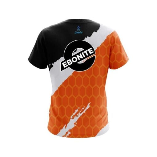 Ebonite Split Power Orange CoolWick Bowling Jersey - Image 2