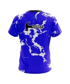 Alternative view of Hammer Blue Shock CoolWick Bowling Jersey