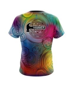 Alternative view of Hammer Blurry Vortex CoolWick Bowling Jersey