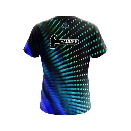 Hammer Electronic Wave Aqua CoolWick Bowling Jersey - Image 2