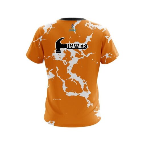Hammer Orange Shock CoolWick Bowling Jersey - Image 2