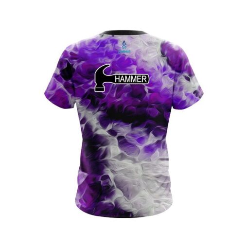Hammer Purple Marble Onyx CoolWick Bowling Jersey - Image 2