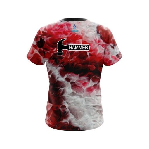 Hammer Red Marble Onyx CoolWick Bowling Jersey - Image 2