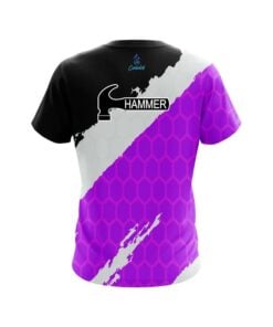 Alternative view of Hammer Split Power Purple CoolWick Bowling Jersey