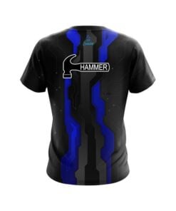 Alternative view of Hammer Sport Technology Blue CoolWick Bowling Jersey