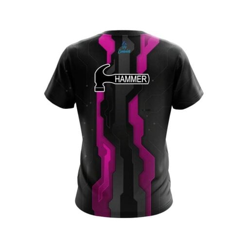 Hammer Sport Technology Pink CoolWick Bowling Jersey - Image 2