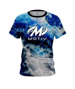 Motiv Blue Marble Onyx CoolWick Bowling Jersey