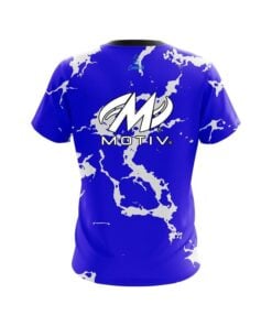 Alternative view of Motiv Blue Shock CoolWick Bowling Jersey