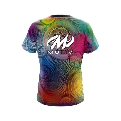 Motiv Blurry Vortex CoolWick Bowling Jersey - Image 2