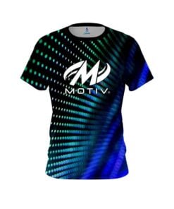 Motiv Electronic Wave Aqua CoolWick Bowling Jersey