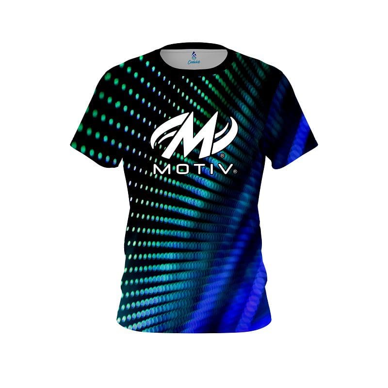 Motiv Electronic Wave Aqua CoolWick Bowling Jersey