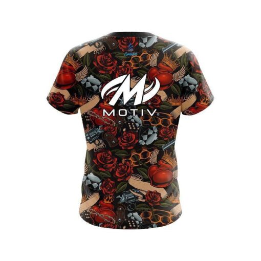 Motiv Love Kills  CoolWick Bowling Jersey - Image 2