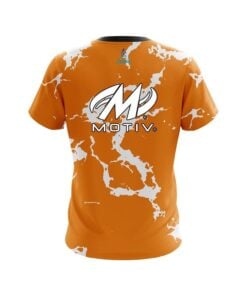 Alternative view of Motiv Orange Shock CoolWick Bowling Jersey