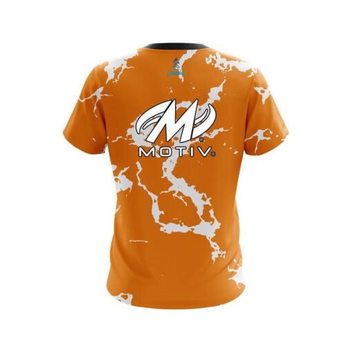 Motiv Orange Shock CoolWick Bowling Jersey - Image 2