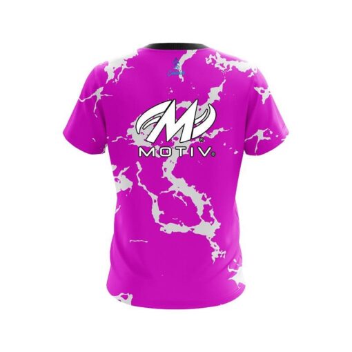 Motiv Pink Shock CoolWick Bowling Jersey - Image 2