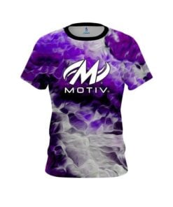 Motiv Purple Marble Onyx CoolWick Bowling Jersey