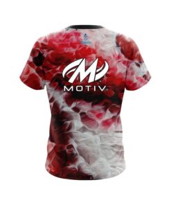 Alternative view of Motiv Red Marble Onyx CoolWick Bowling Jersey